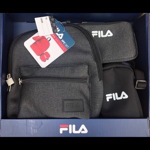 Brand-new with tag’s black Fila three-piece set Lilandar BackPack.